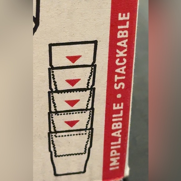 NWT Bormioli Rocco Rock Bar stackable glasses, 9.25 oz. Rocks Glasses, set of 6. - Picture 8 of 11